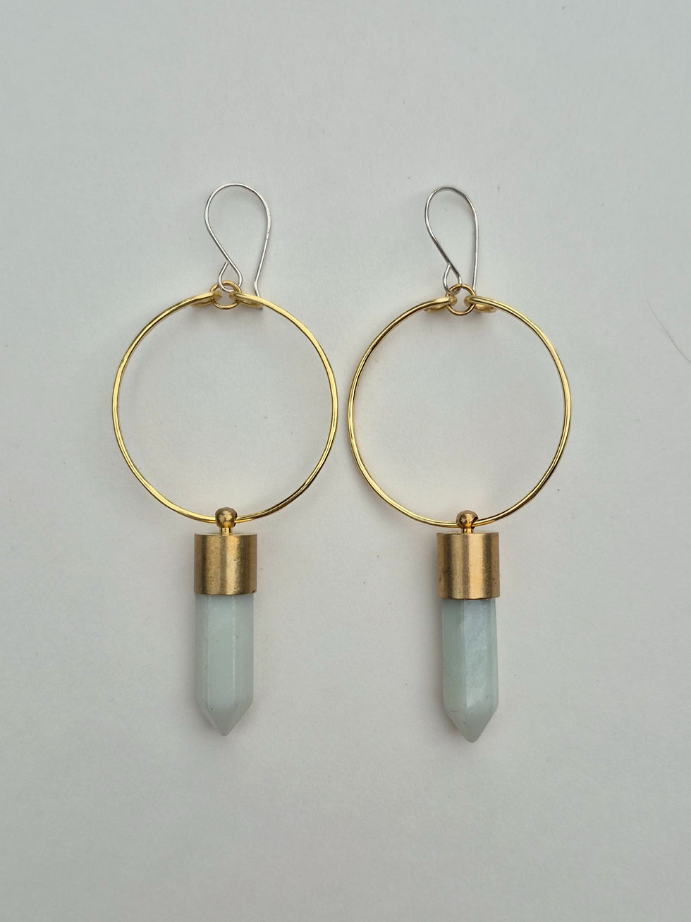 'To the Point' - Amazonite Earrings