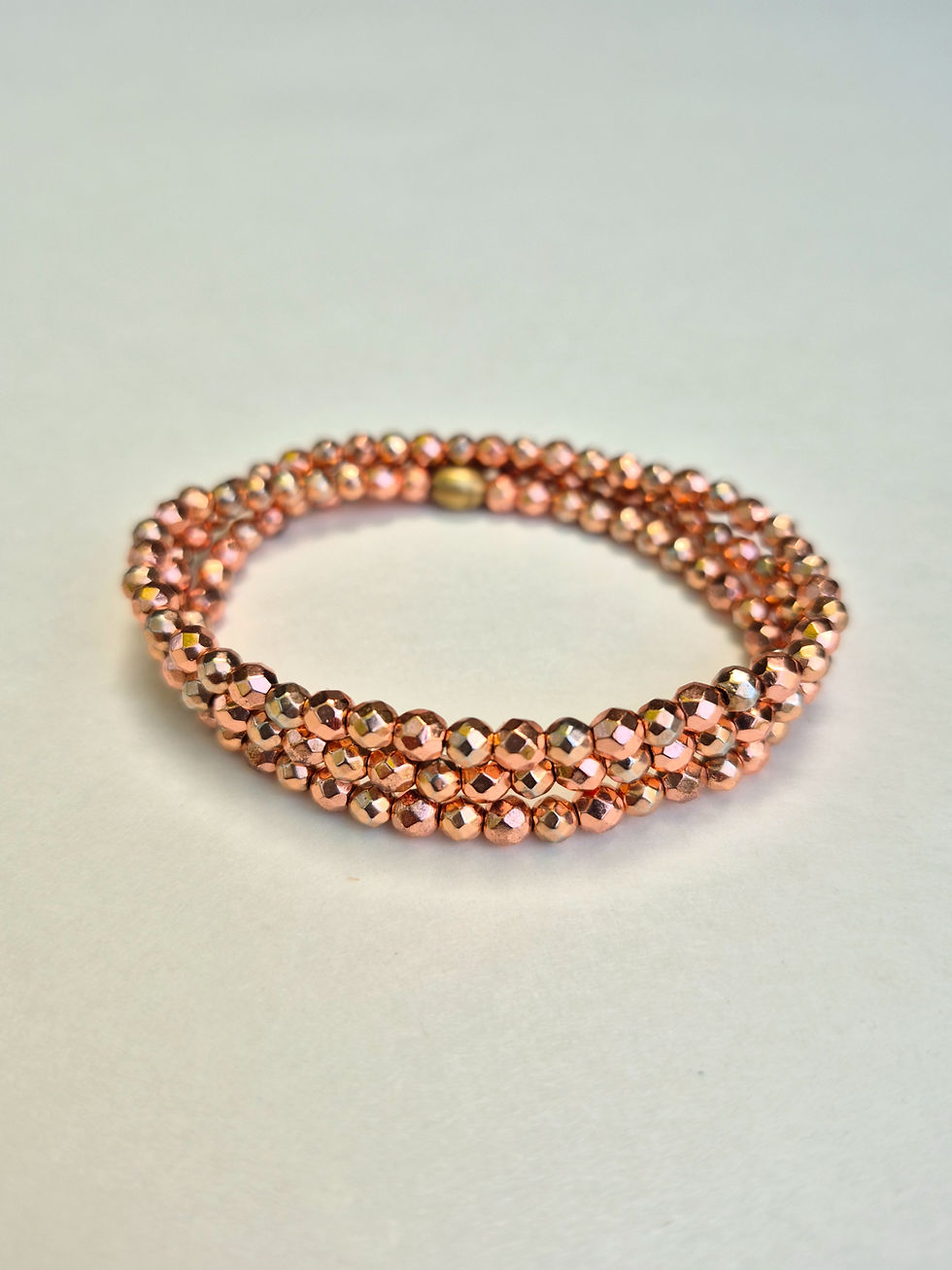 Copper Hematite 2-in-1 Necklace + Wrap-Bracelet