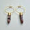 Thumbnail: 'To the Point' - Rhodonite Earrings