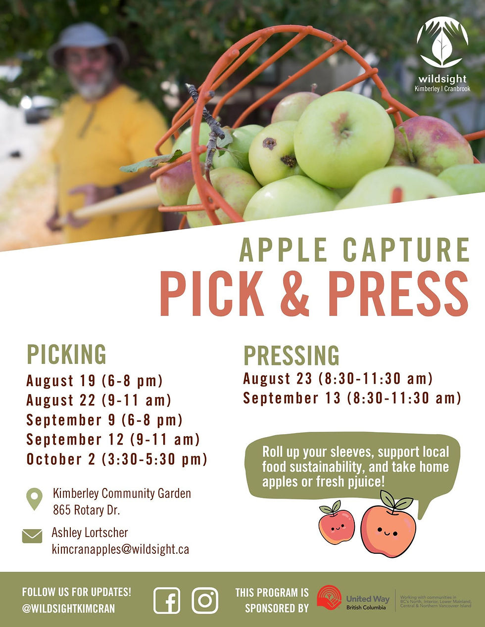 Wildsight Apple Capture: Community Apple Picking (September 9)