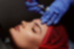 Close-up image showcasing expertly microbladed eyebrows with natural, hair-like strokes, highlighting the precision and artistry of Lavoom Salon's microblading technique.