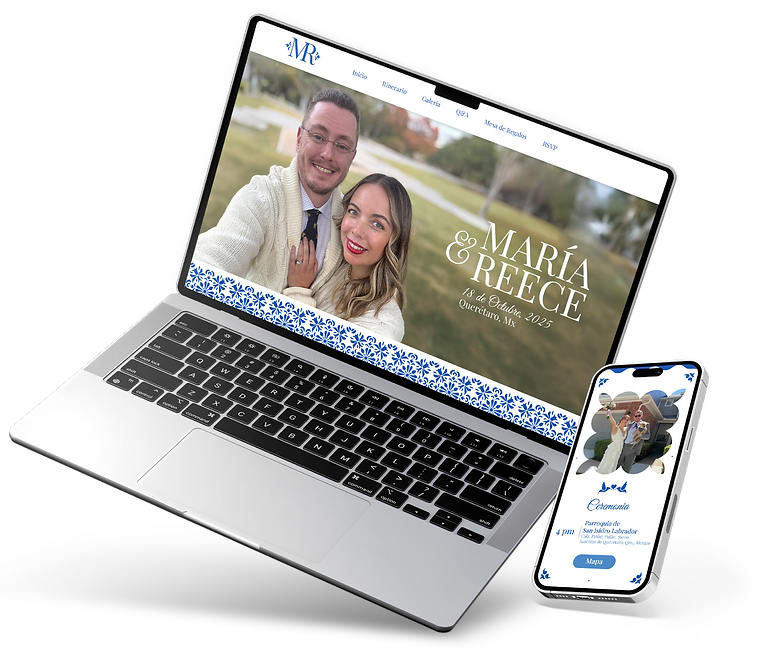 Invitation digital en computadora