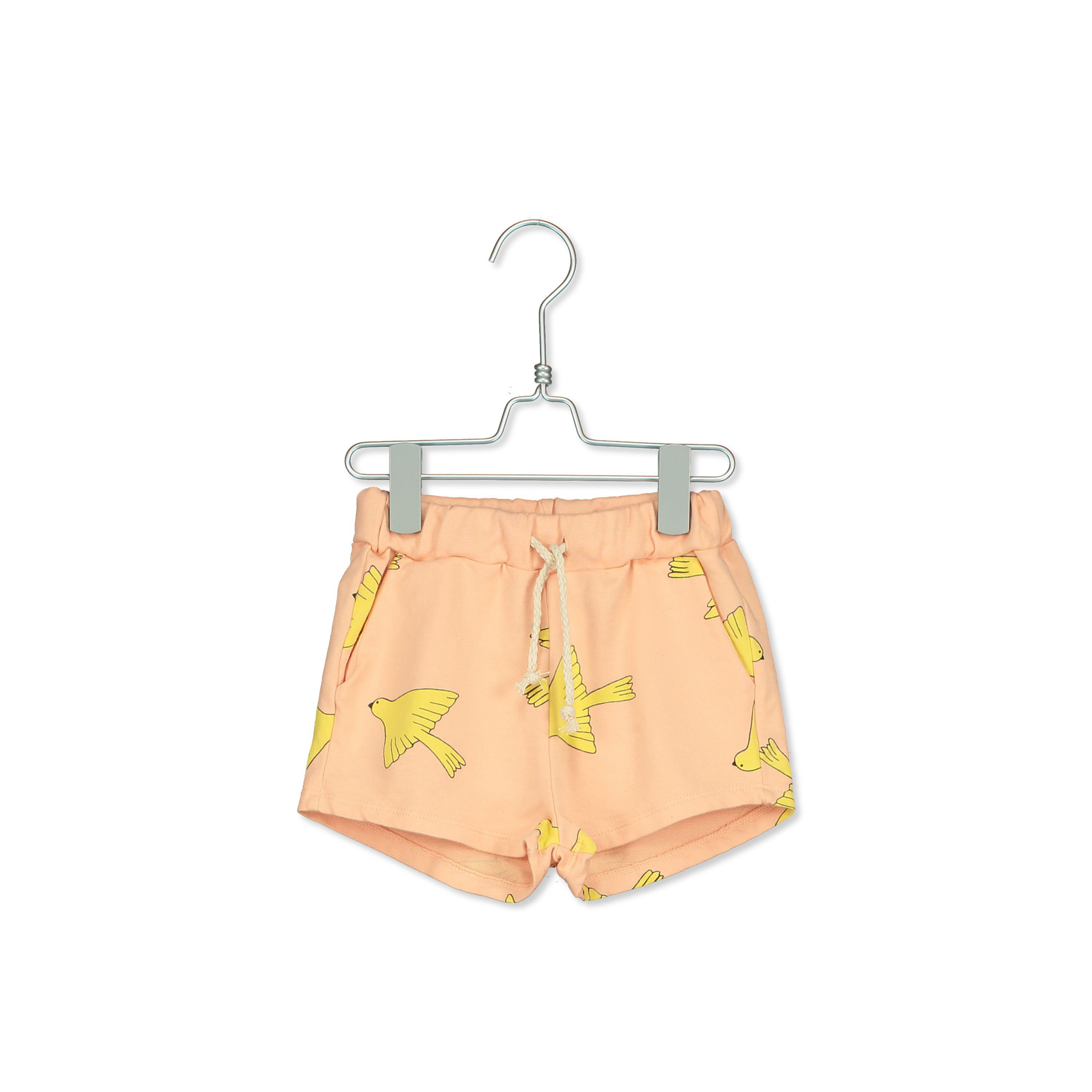Lötiekids Shorts Birds - Neon Peach