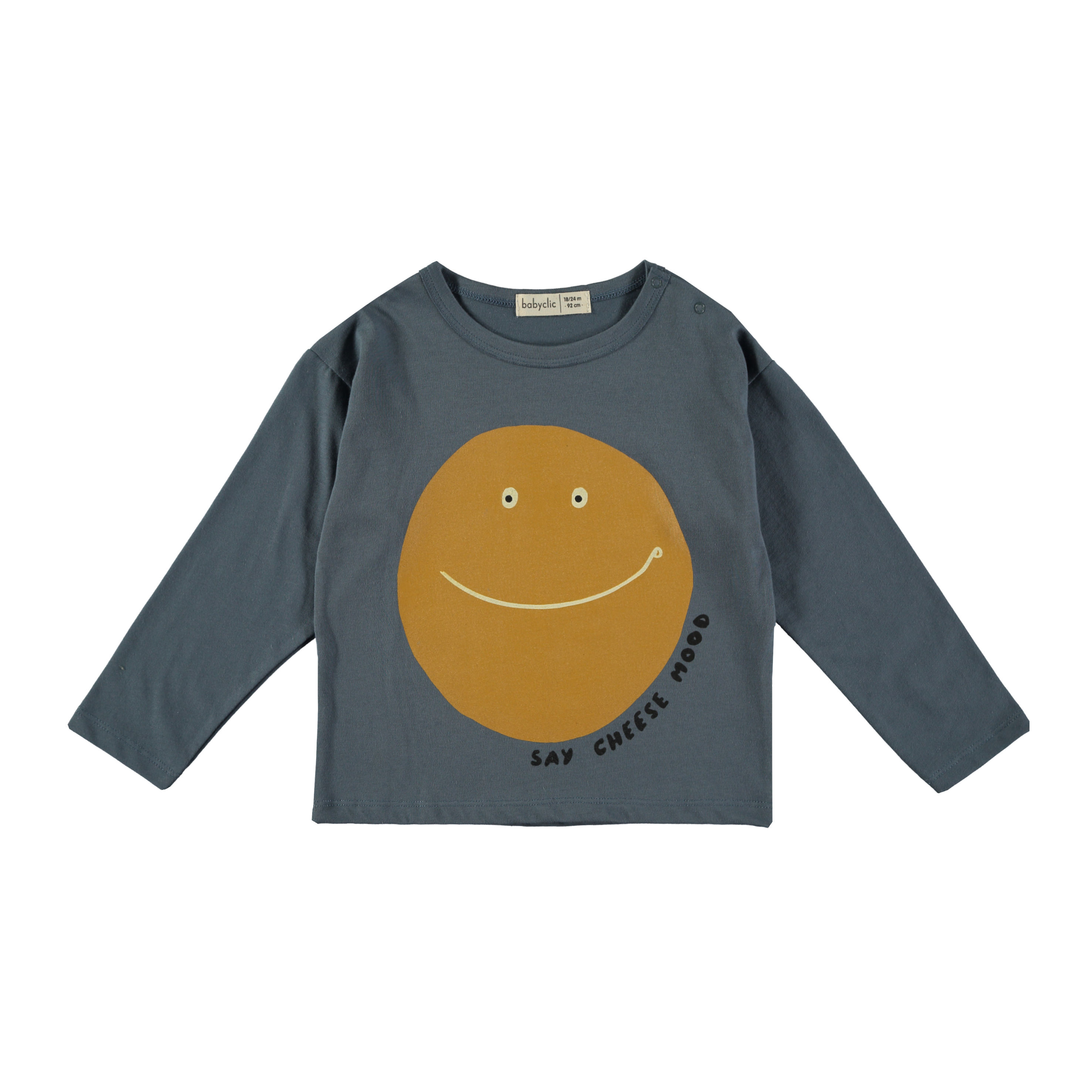 Babyclic - T-shirt SAY CHEESE - storm blue