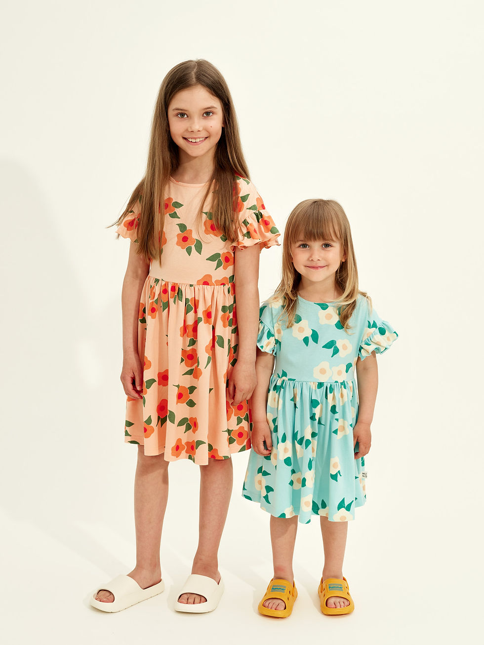 Thumbnail: Mainio Midsummer Rose Dress - Peach