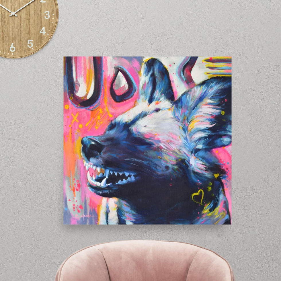 Thumbnail: Painted Dog Print