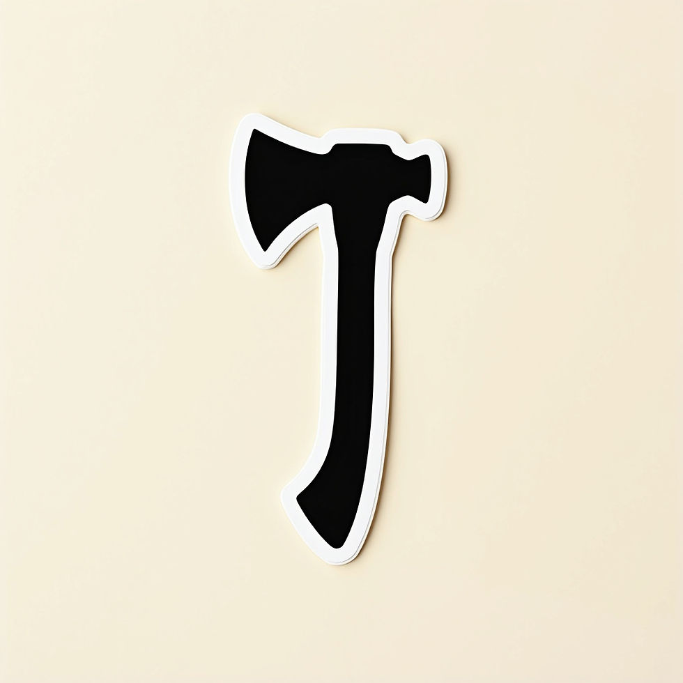 Classic Axe Sticker