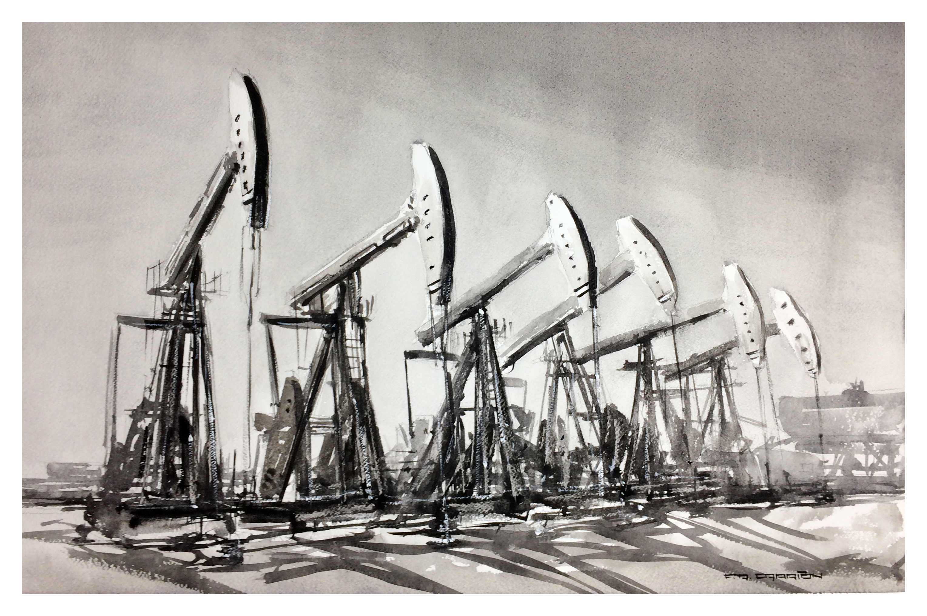 Oil and Gas Art Art Consultants Art Commissions Houston TX