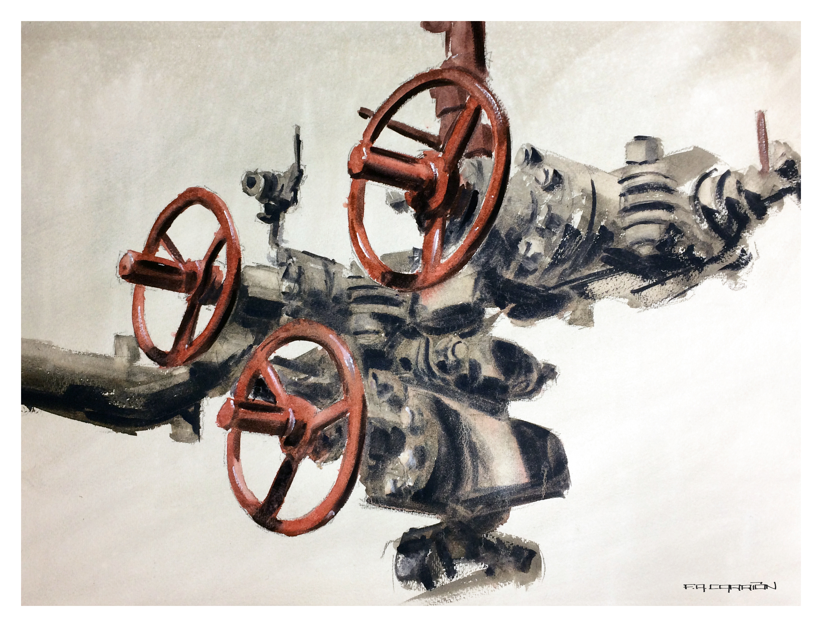 Oil and Gas Art Art Consultants Art Commissions Houston TX