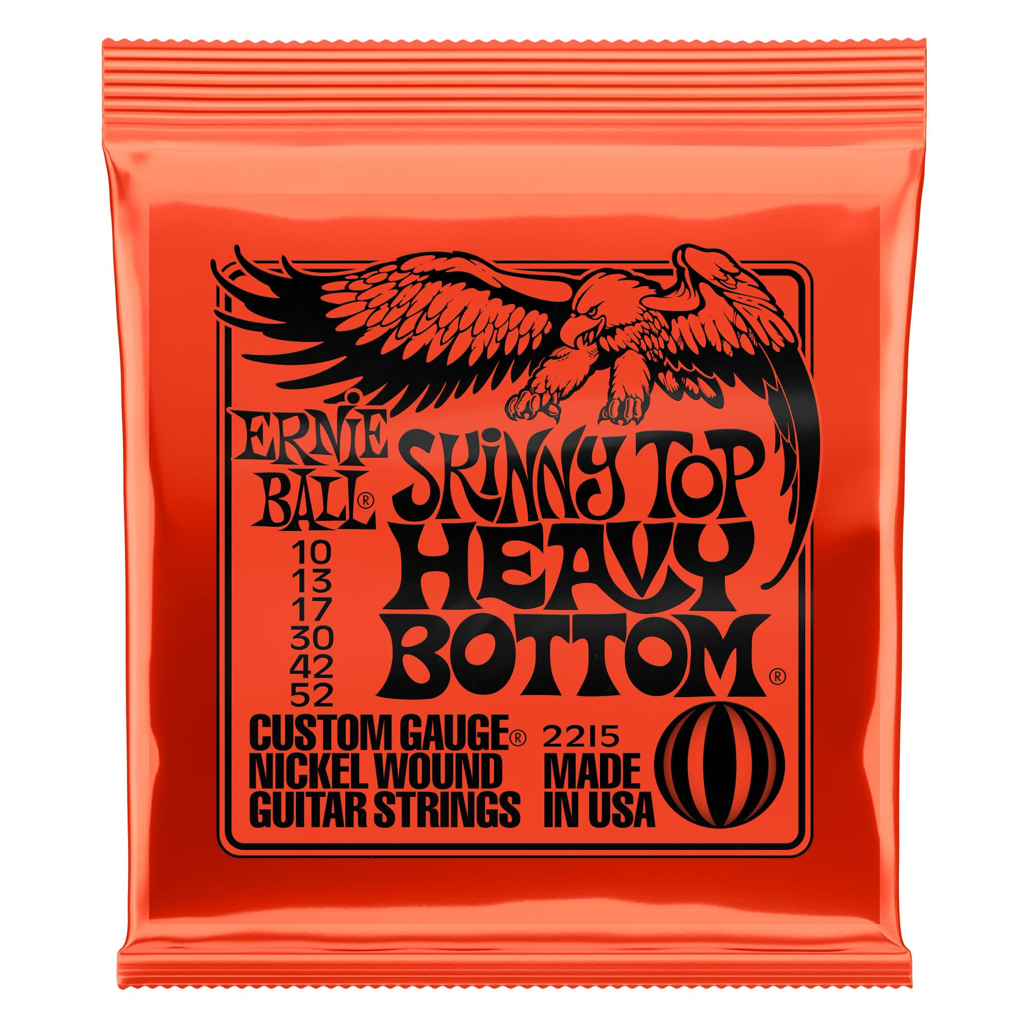 Ernie Ball Skinny Top Heavy Bottom Guitar Strings 10 52
