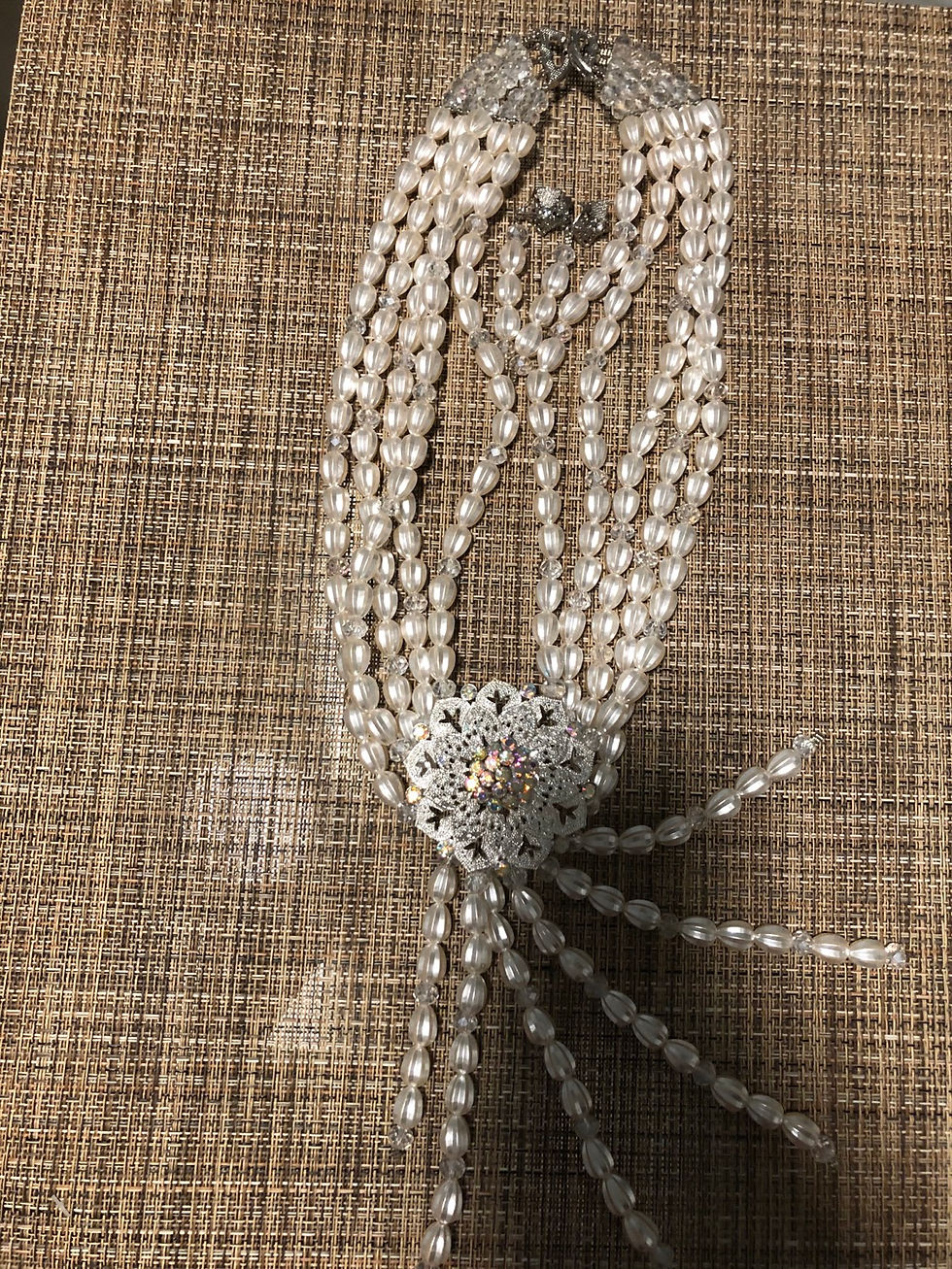 Thumbnail: Handmade bridal beads 