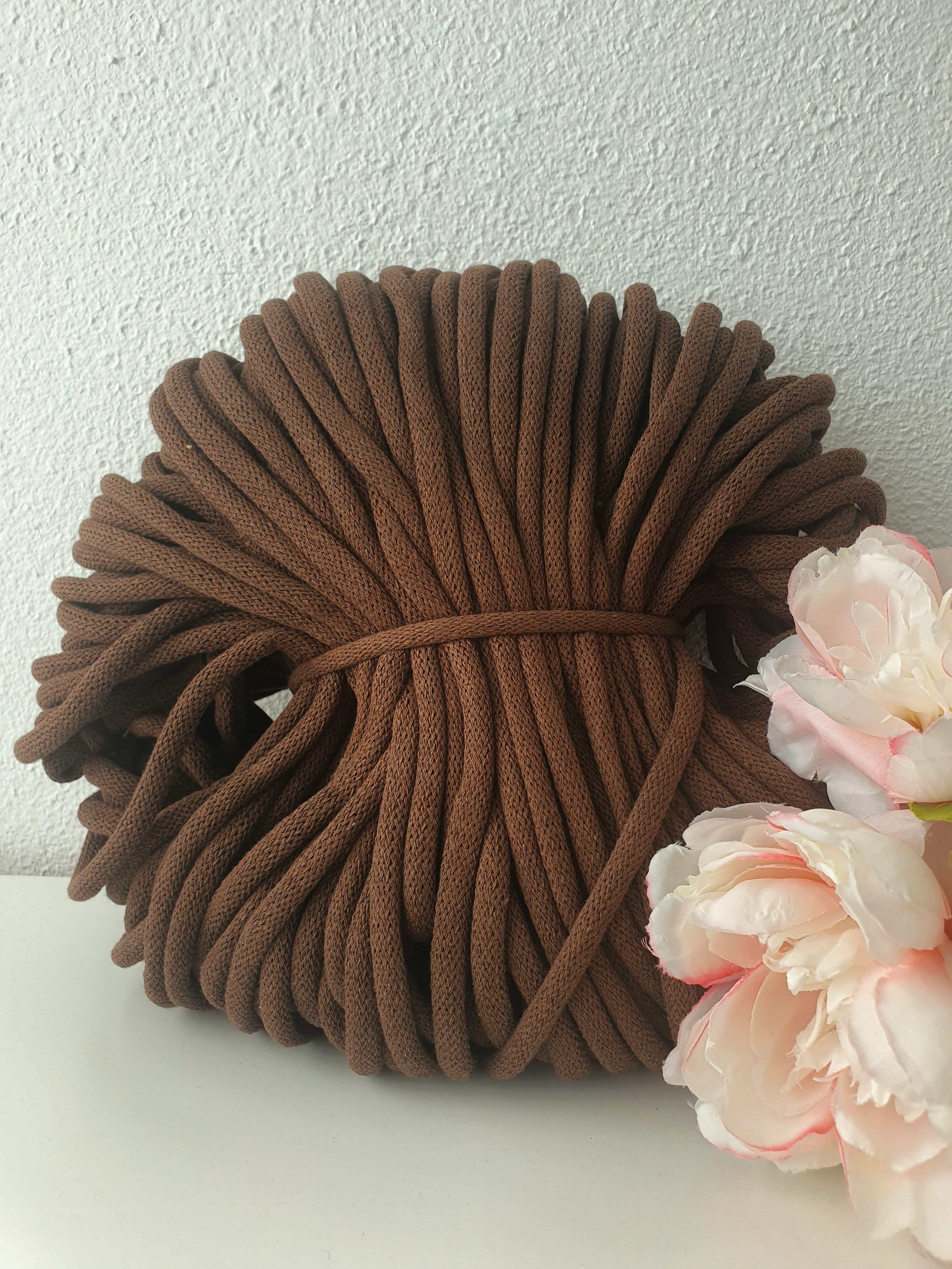 Zimt - Flechtkordel 9mm, 100m