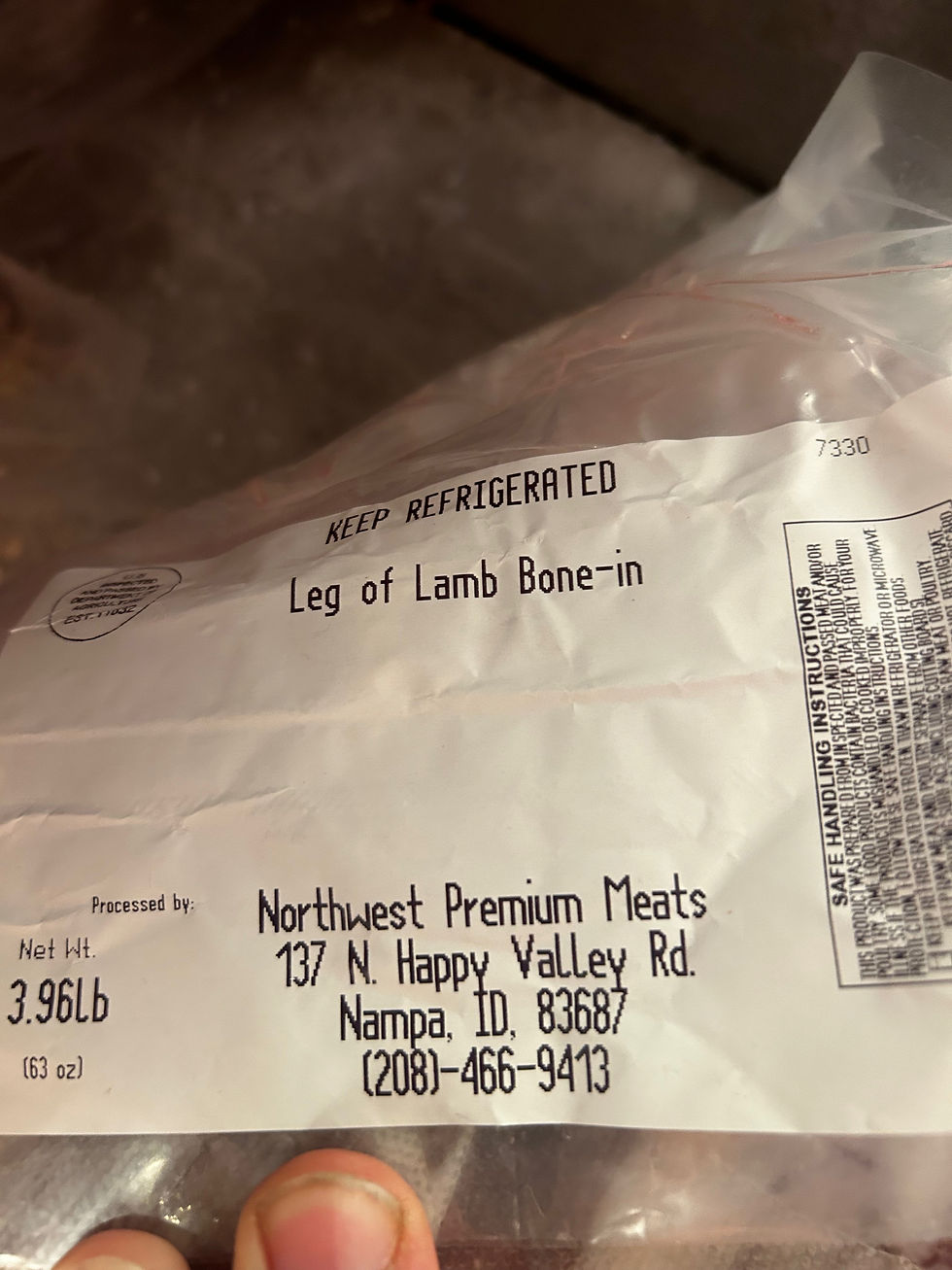 Leg of Lamb Bone-in