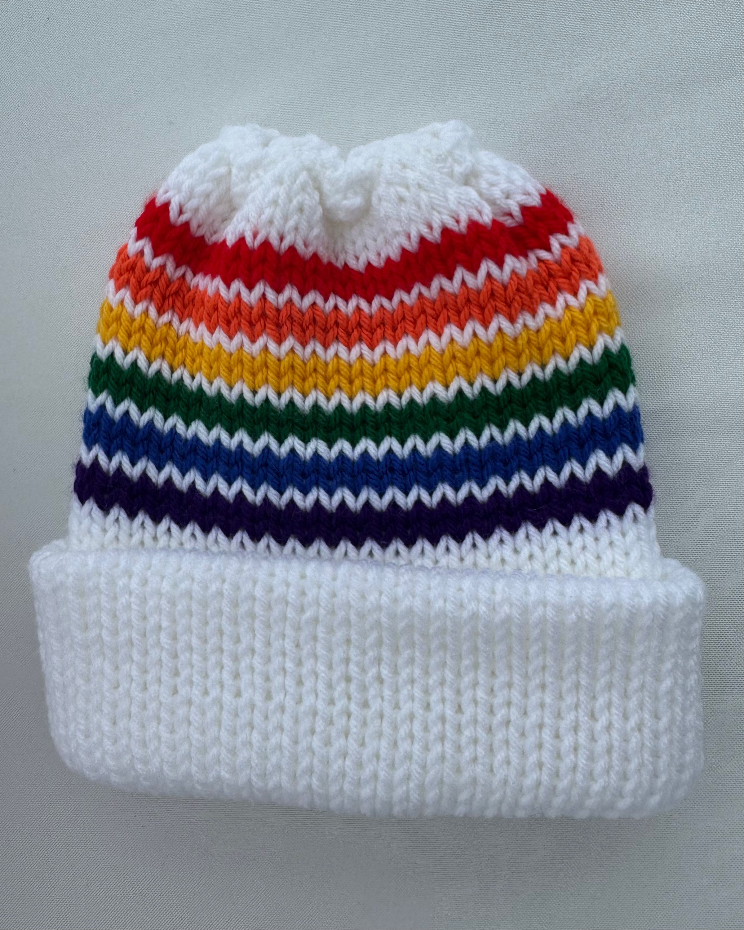PRIDE Messy Bun Beanie