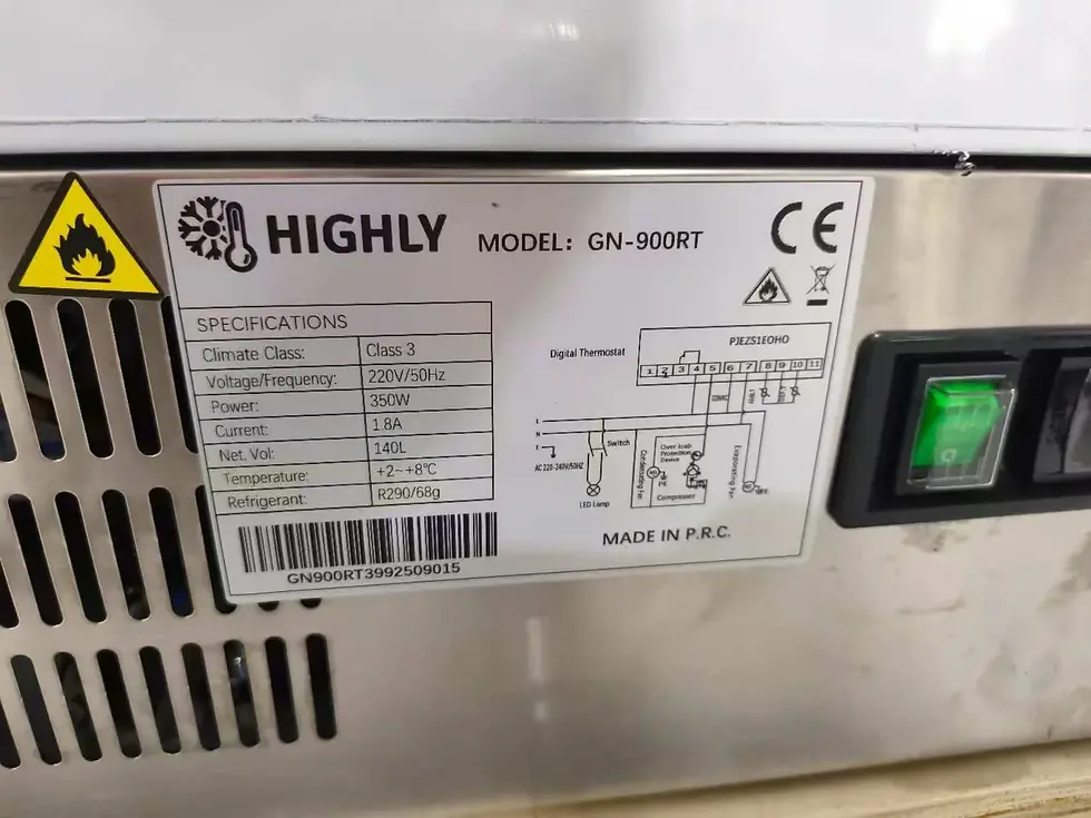 Thumbnail: 160L Countertop Pastry & Cake Display Fridge