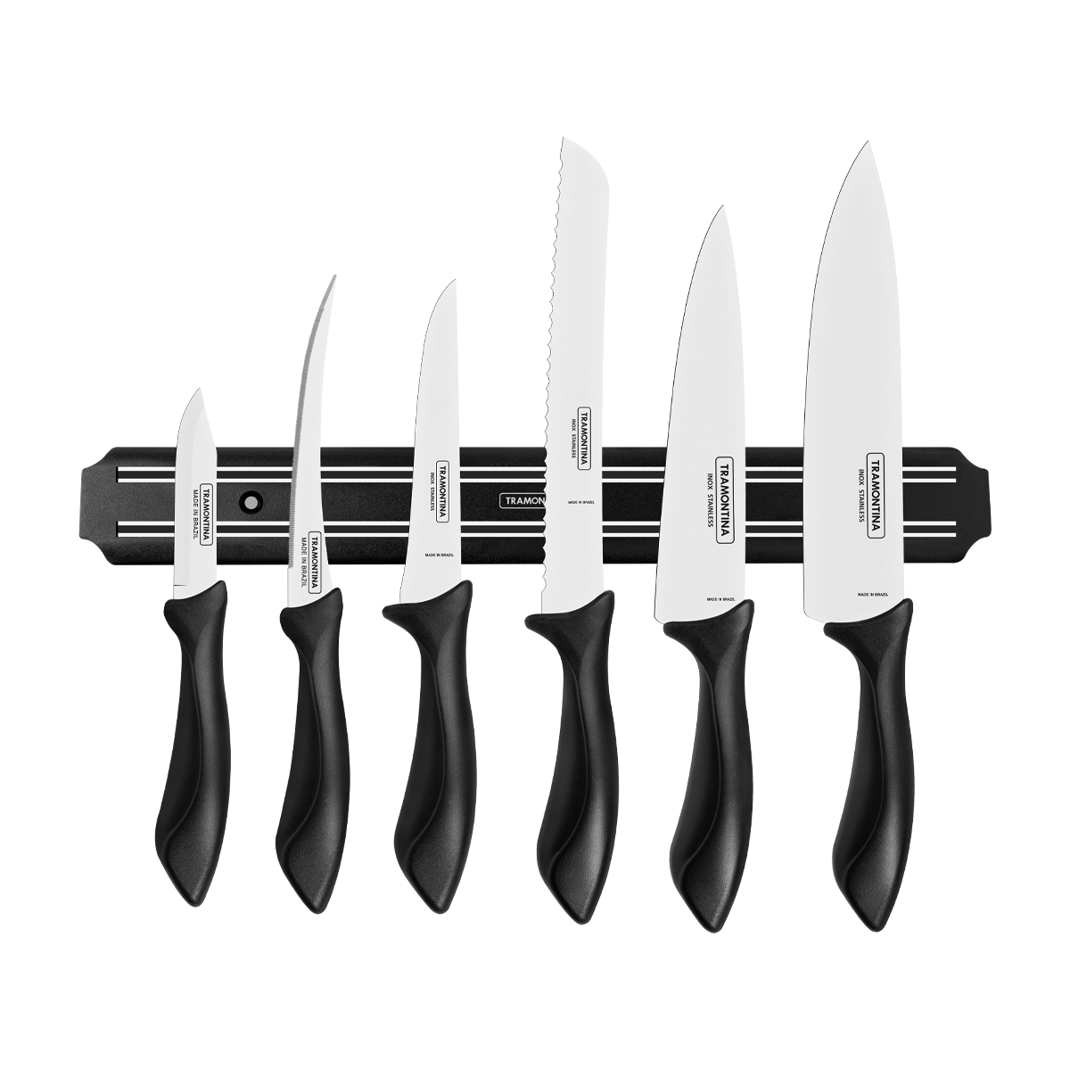Tramontina 7-Piece Knife Set with Magnetic Holder