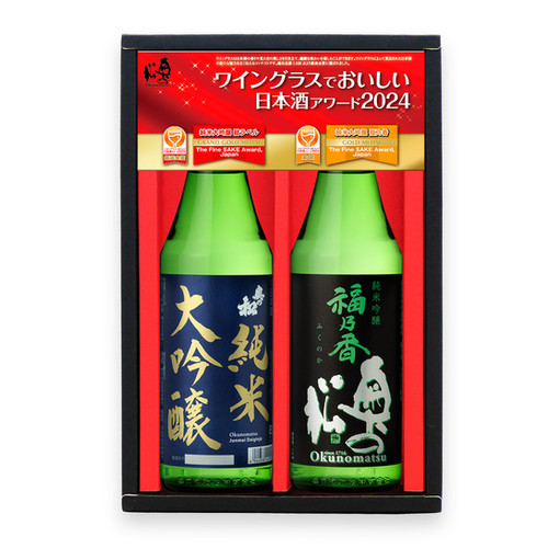 奥の松ギフトセット 2本入（WGO2） | 奥の松酒造株式会社