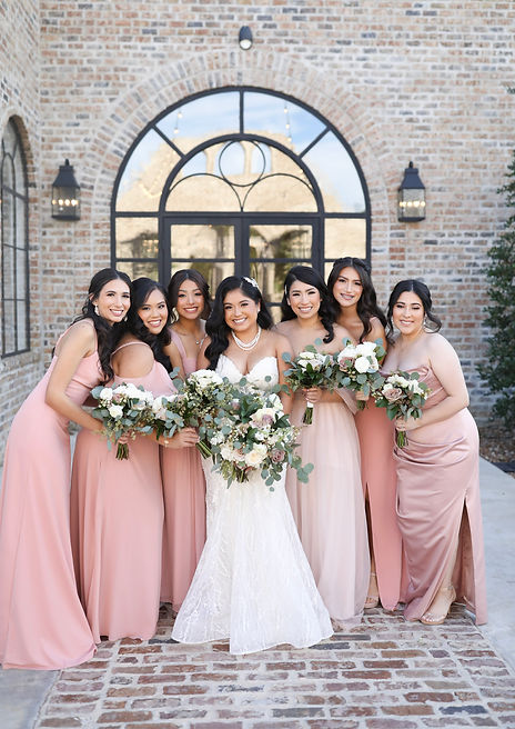 Bride And bridesmaids Airbrush Makeup & Hairstyling