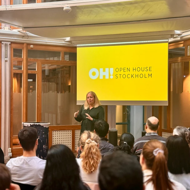 Föredrag om Open House stockholm