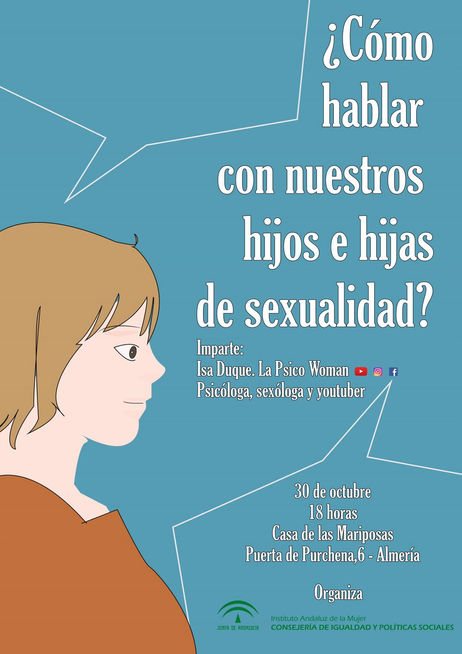 El Instituto Andaluz de la Mujer organiza unas Jornadas sobre Educación Afectivo Sexual.