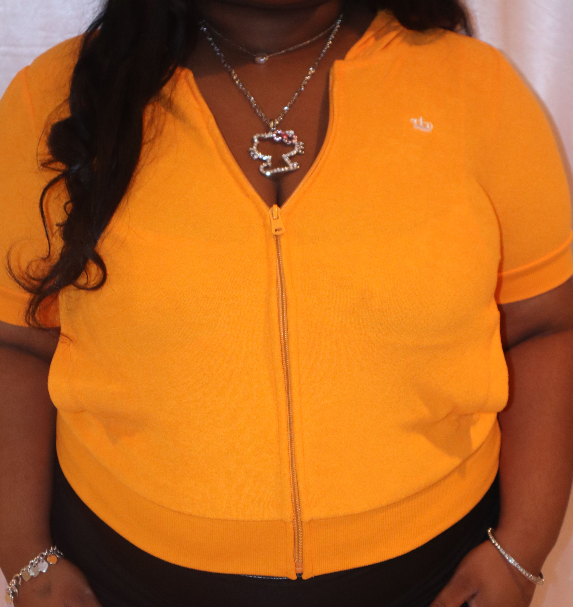 Juicy Couture Short Sleeve Terry Zip up