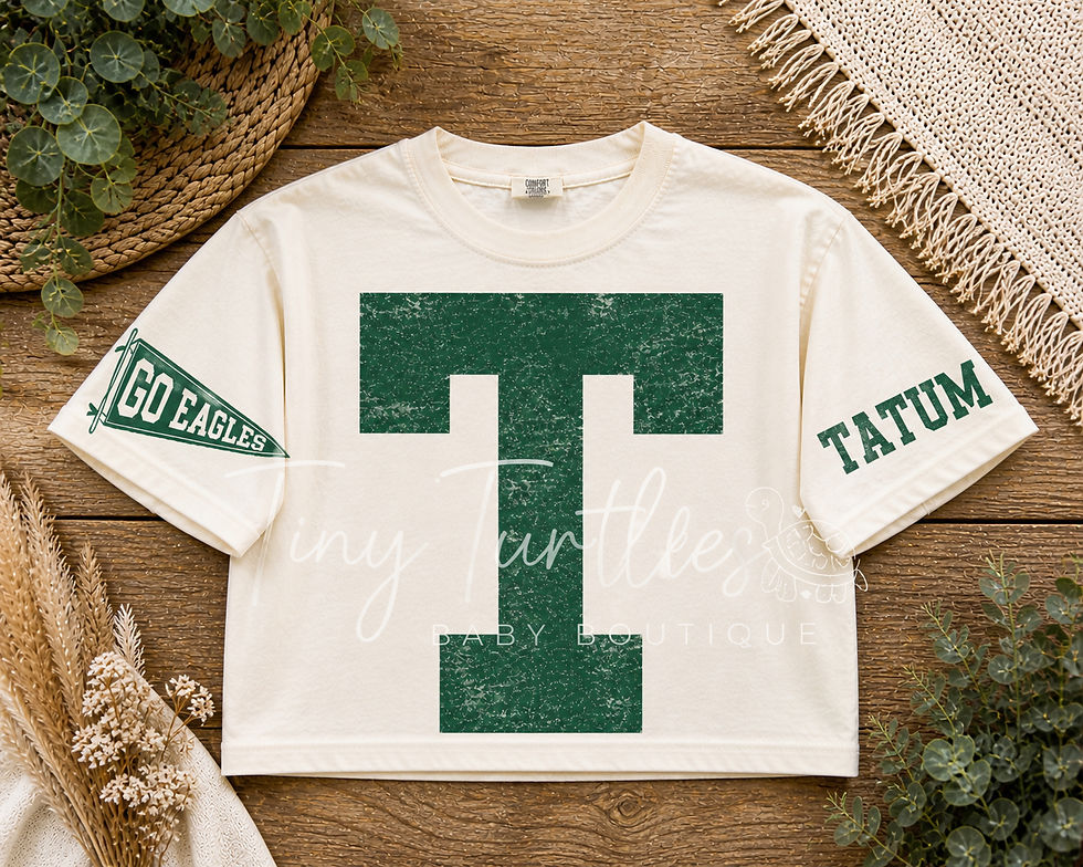Thumbnail: Big Letter Cropped Tee