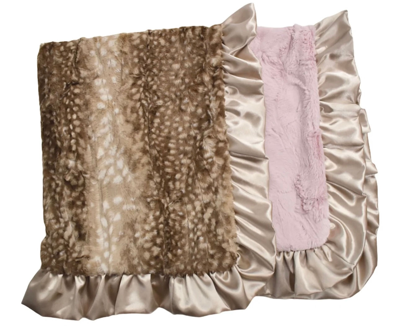Dusty Pink Fawn Blanket