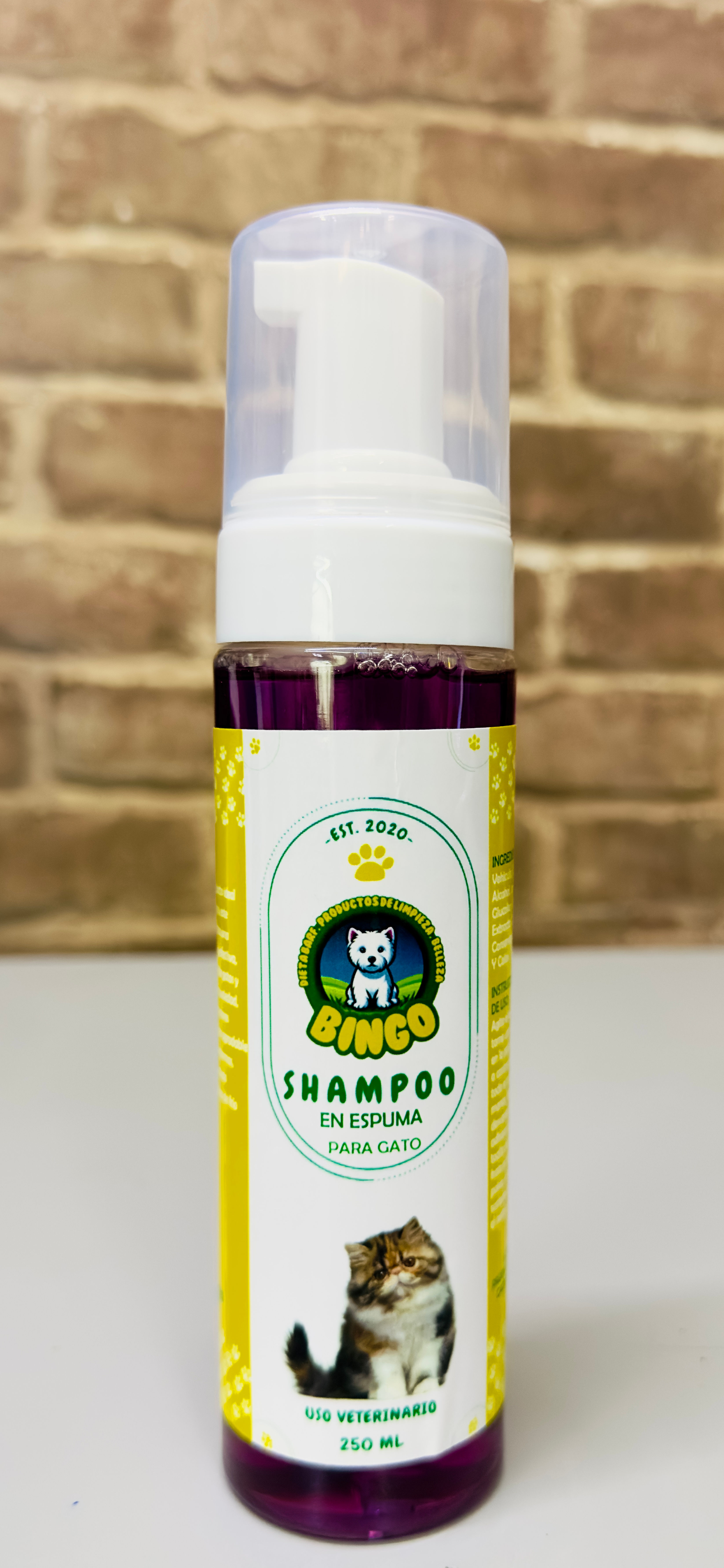 Espuma para Baño de Gatos