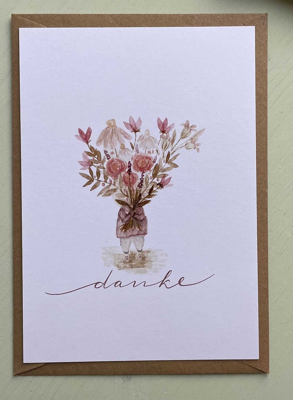 Postkarte Danke