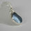 Thumbnail: Pale blue sea glass and sterling silver necklace