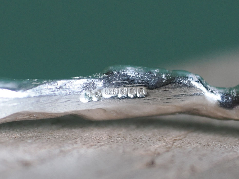 Thumbnail: XL Molten silver bangle