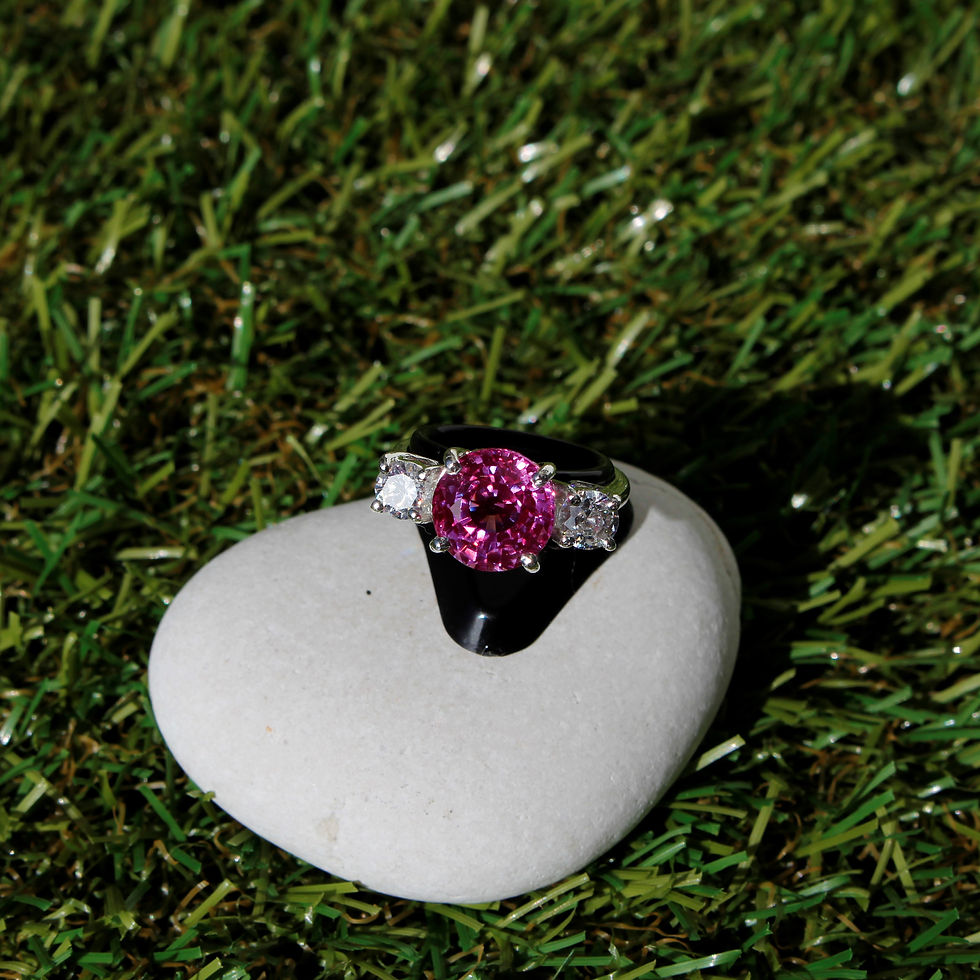 Thumbnail: Sapphire & Diamond Cocktail Ring