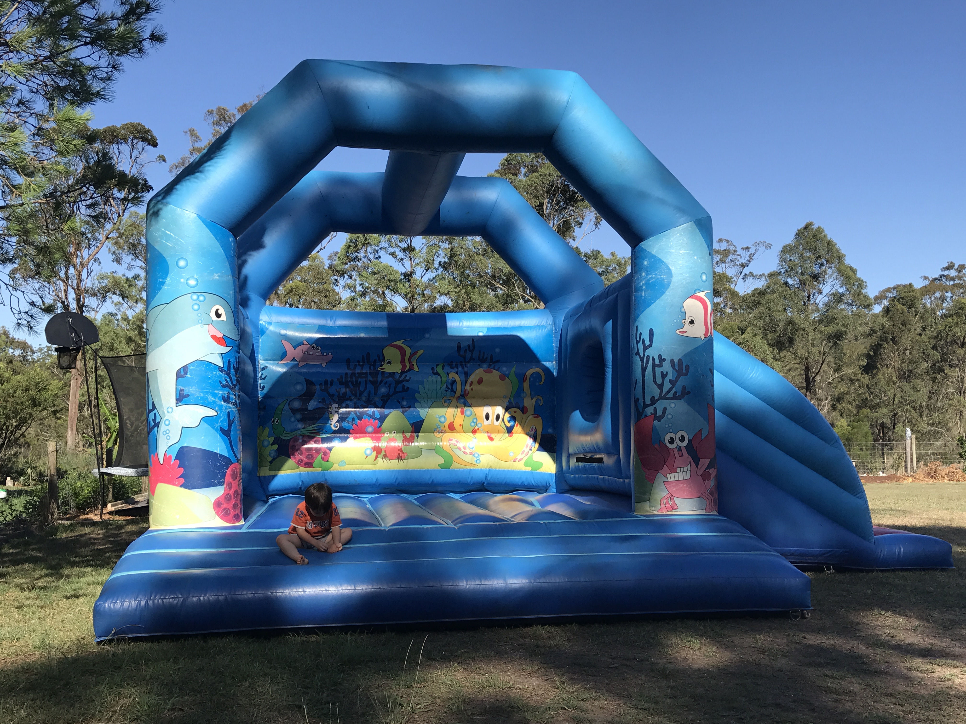 Ocean jumping castle