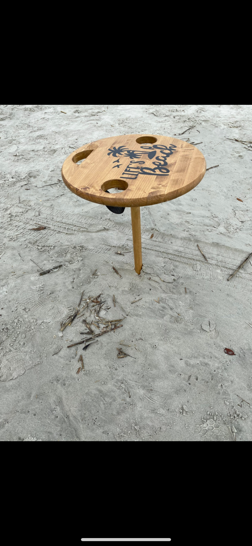 Thumbnail: UNC  Chapel Hill Portable Beach Table 