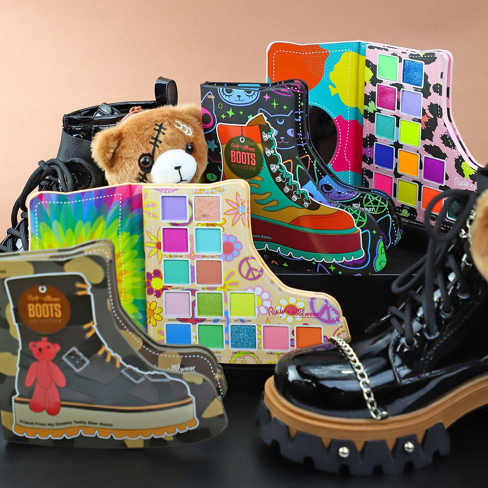 Thumbnail: Rude X Koi Footwear Boots Collection - Lozo Green Rain Boots
