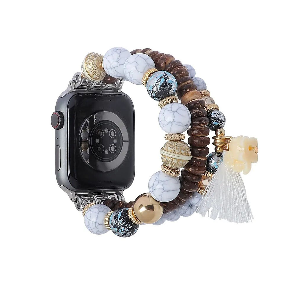 Thumbnail: Bohemian Chic Beaded Bracelet Watchband For Apple Watch & iWatch Series 3-8