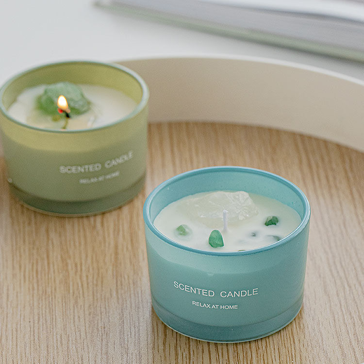 Küçük resim: Crystal Stone Aromatherapy Candles