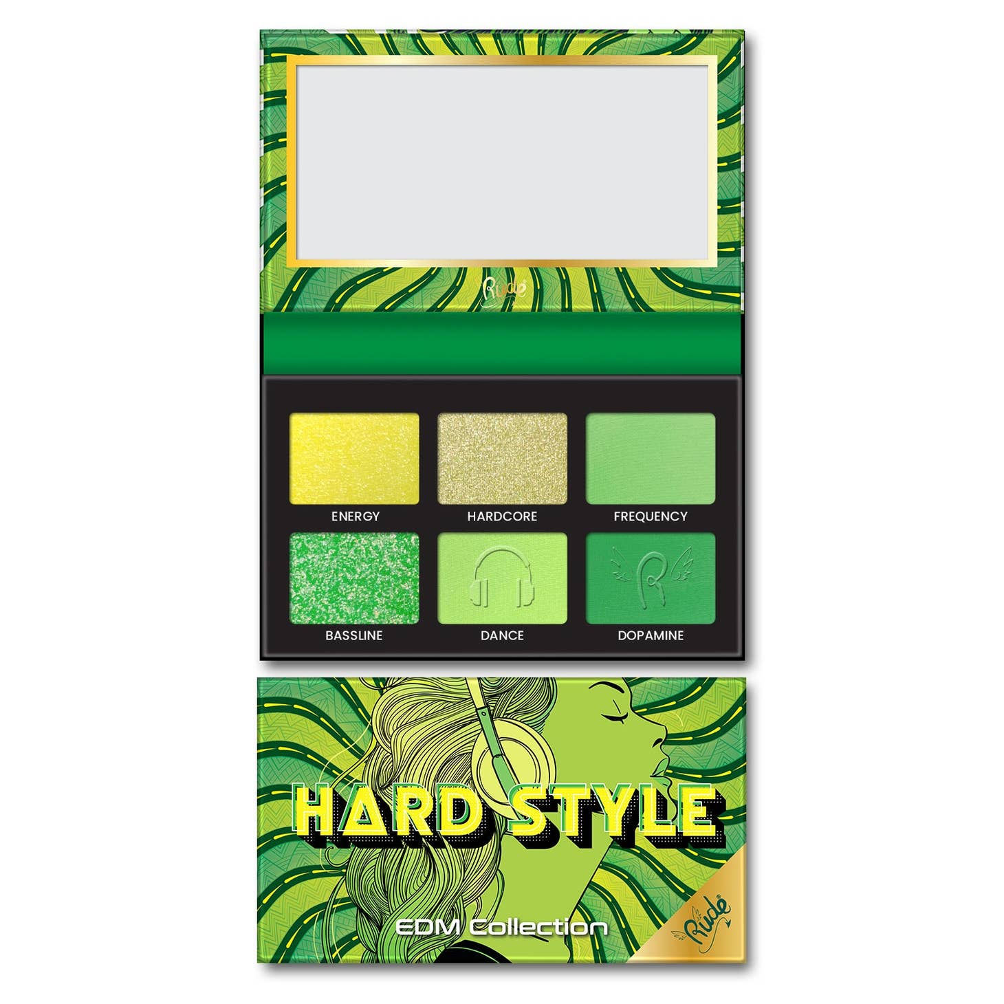 Hard Style Edm Collection Color Themed Vibrant Eyeshadow