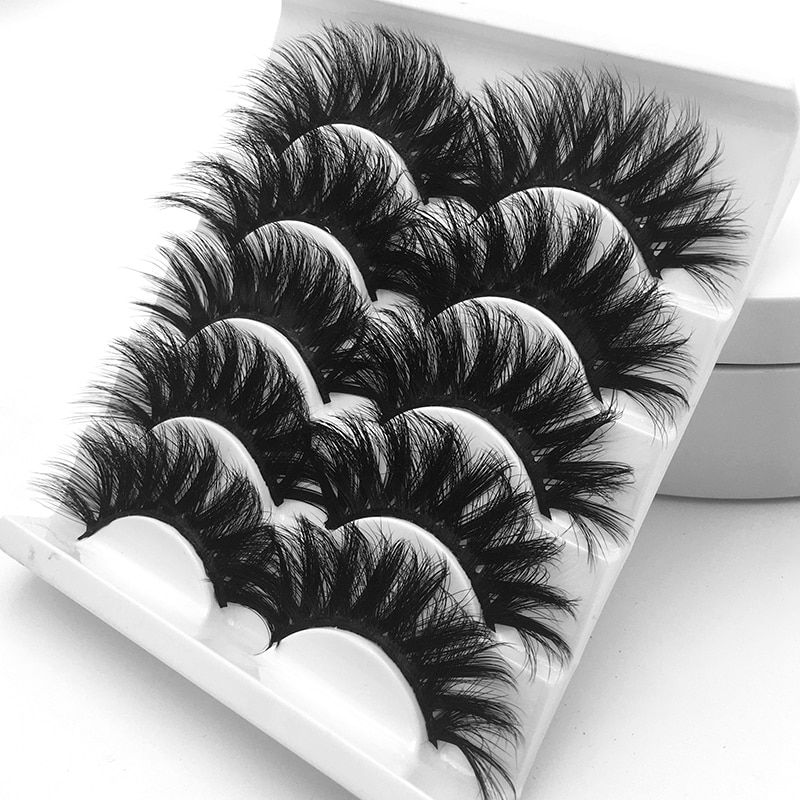 Thumbnail: Mink Thick Long 3D Eyelash Extensions