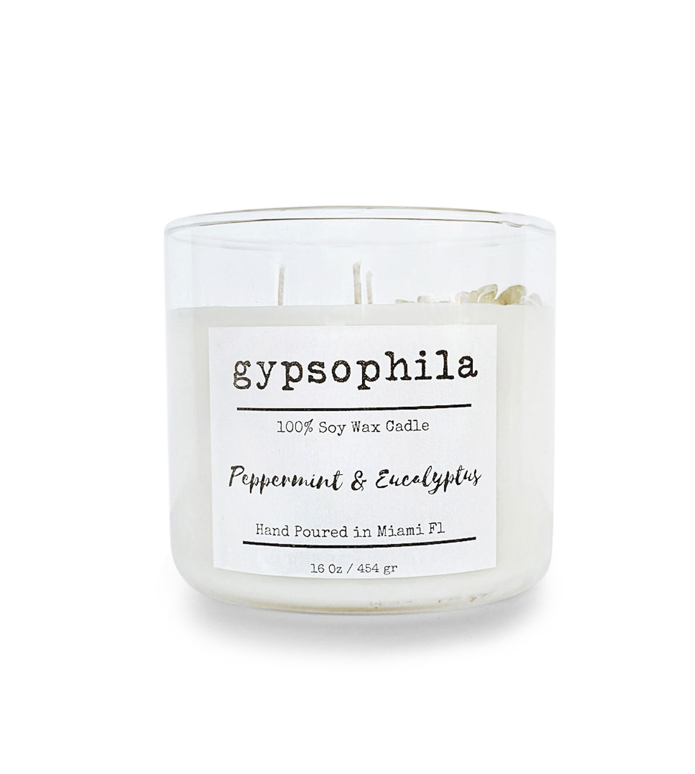 Soy Wax Candle -  Peppermint & Eucalyptus