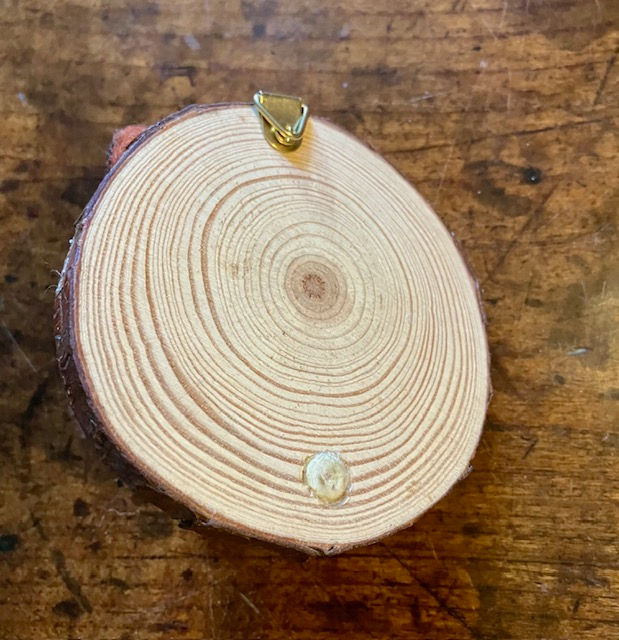 Thumbnail: Felted fox key holder back view