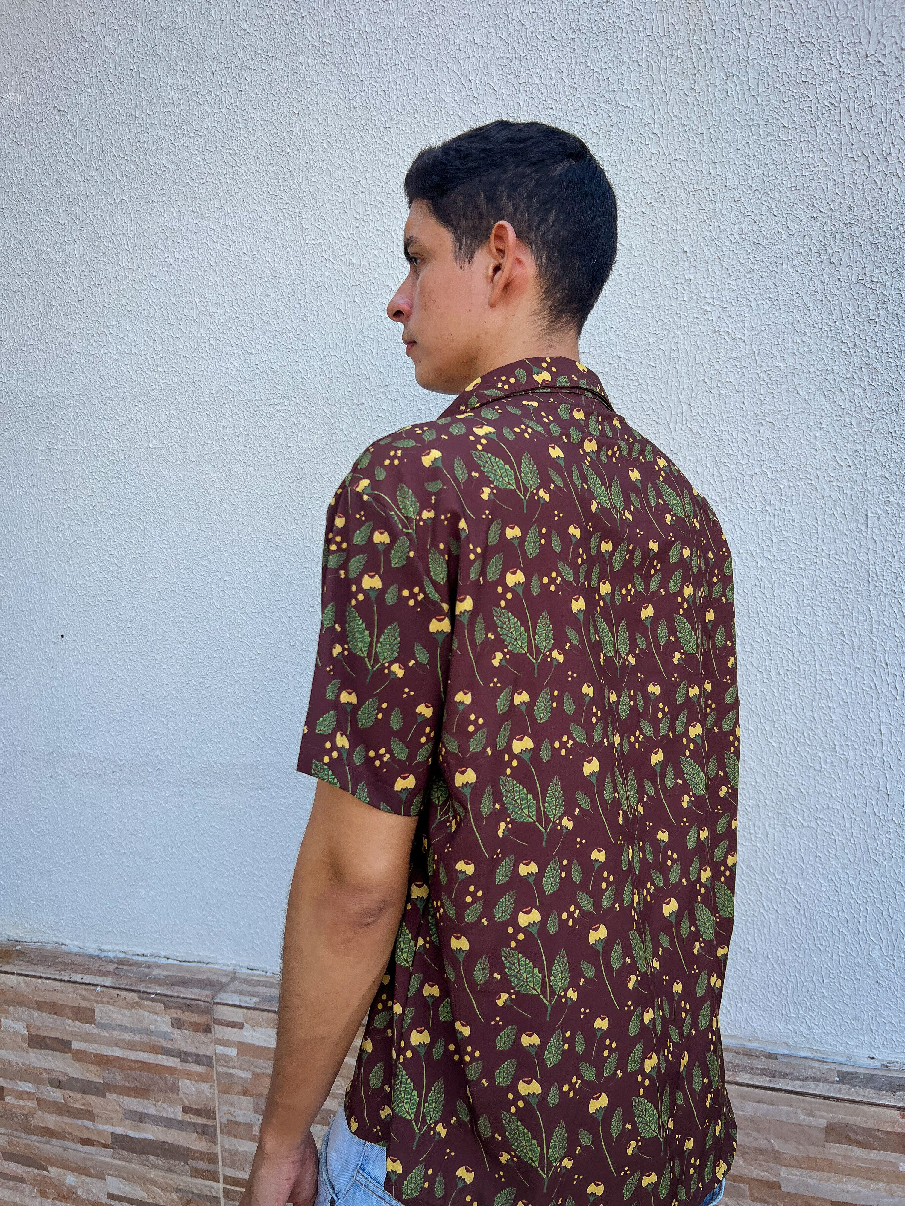 Camisa de botões Jambú