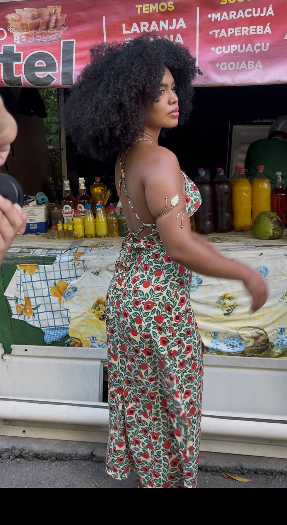 Thumbnail: V-neck dress, guaraná