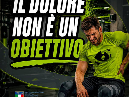 Il dolore non è un obiettivo.