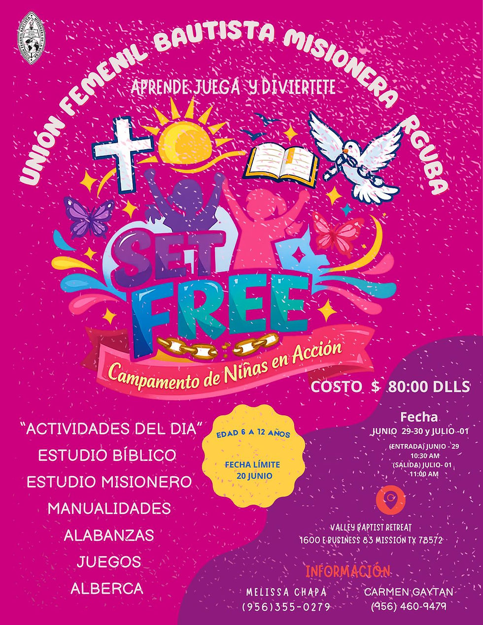 Set Free - Campamento de Niñas en accion