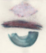 Title: Self | Year: 2025 | Medium: mixed media on paper | Dimensions: 21,6x18,6cm