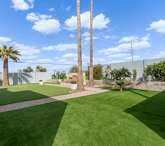 Shared outdoor space at Abundant Life Assisted Living and Senior Care.
