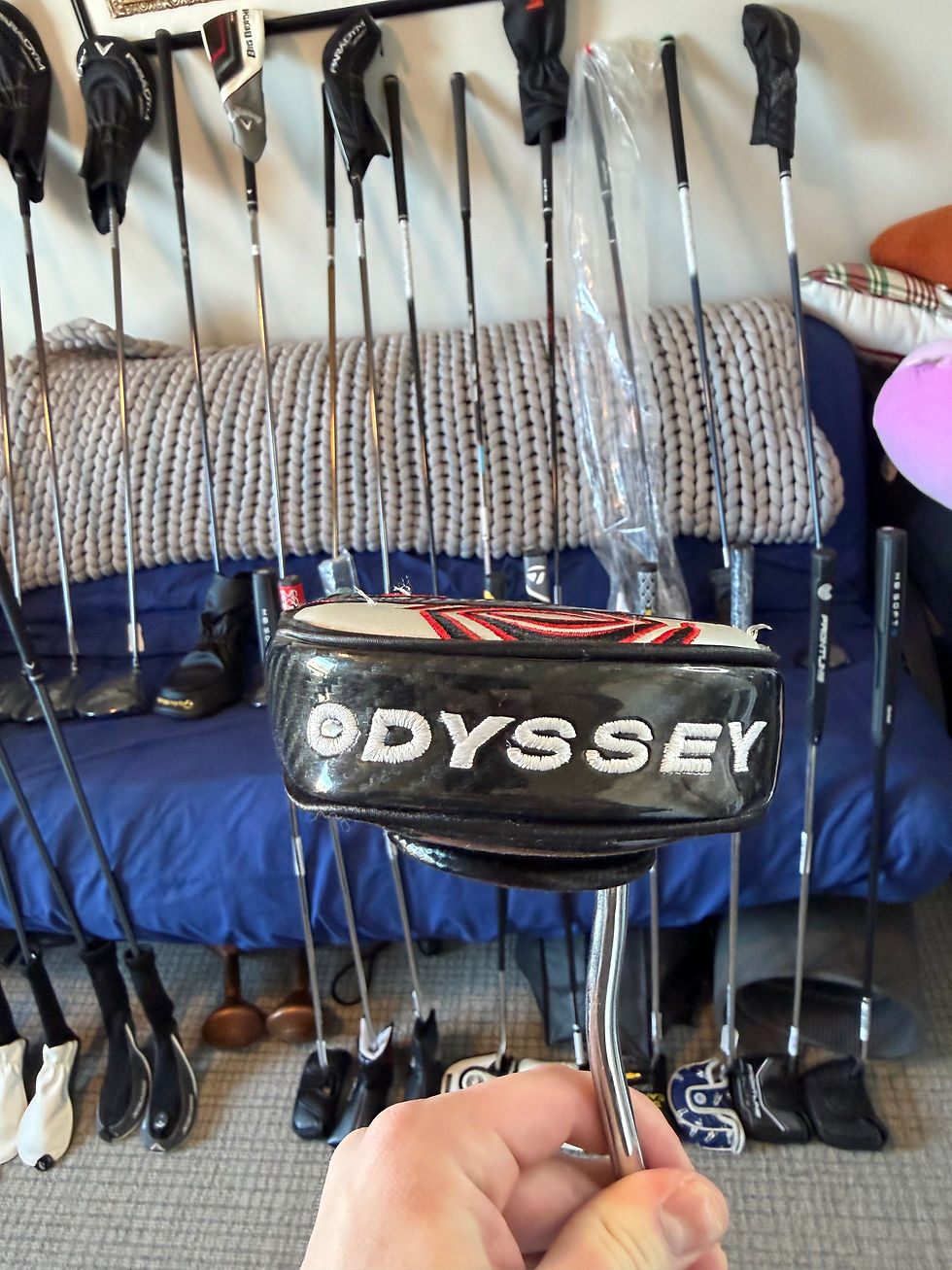 Thumbnail: Odyssey R-Line O Works Putter - 35 Inch - With Head Cover