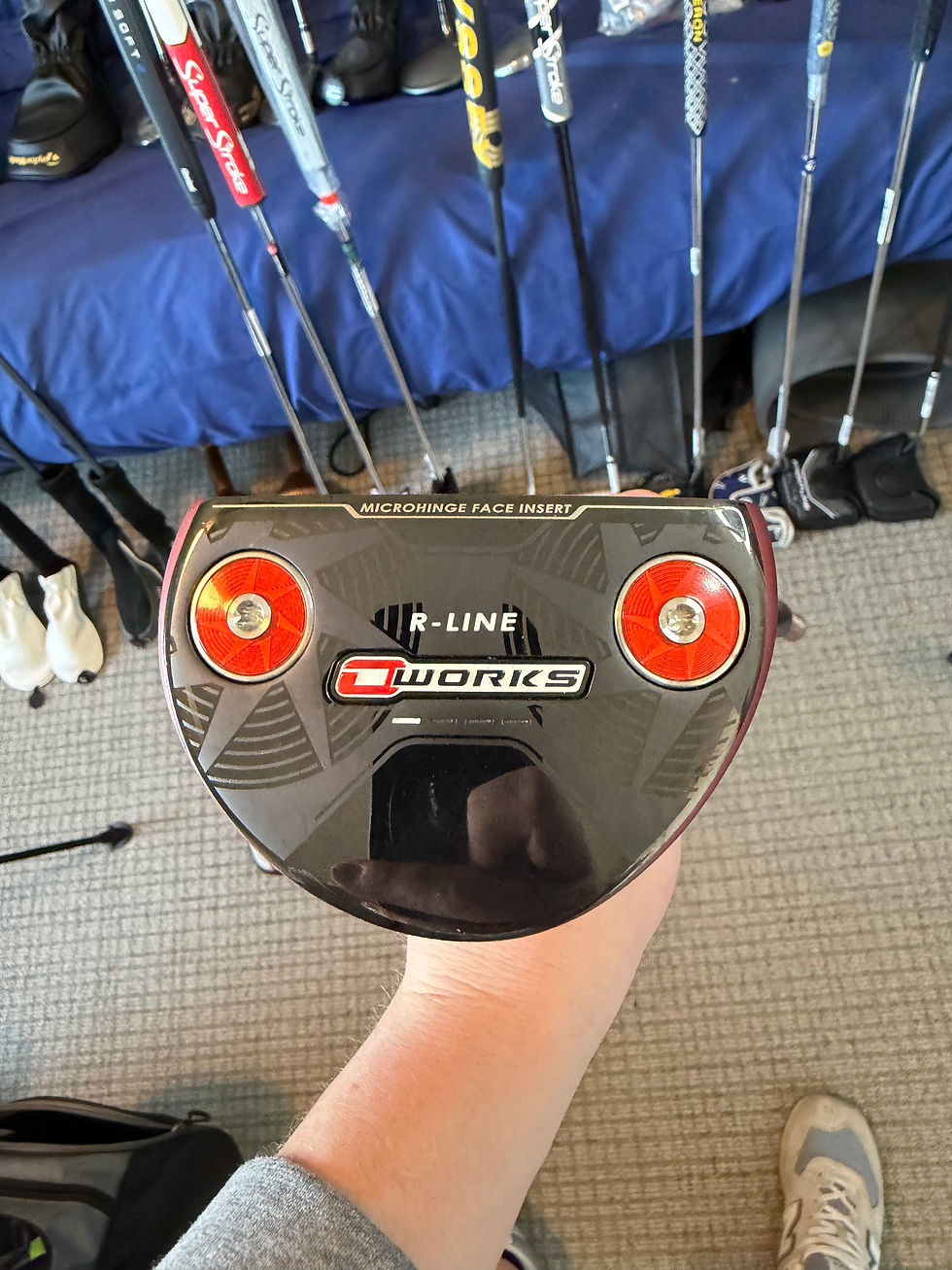Thumbnail: Odyssey R-Line O Works Putter - 35 Inch - With Head Cover