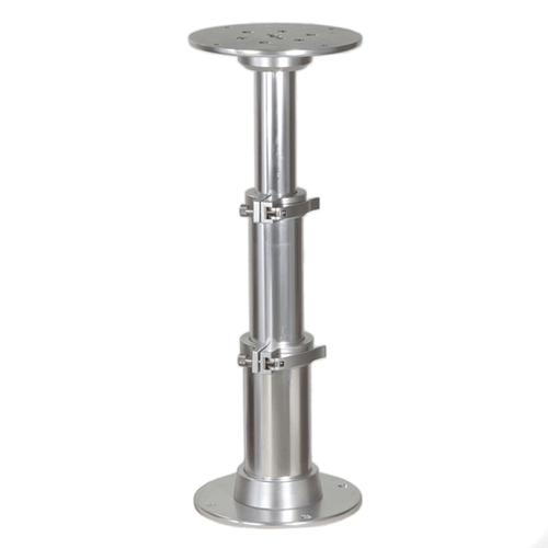 Manual Gas Assisted Table Pedestal (Round Head)Round 3 stage pedestal with squar Hawkshore Marine